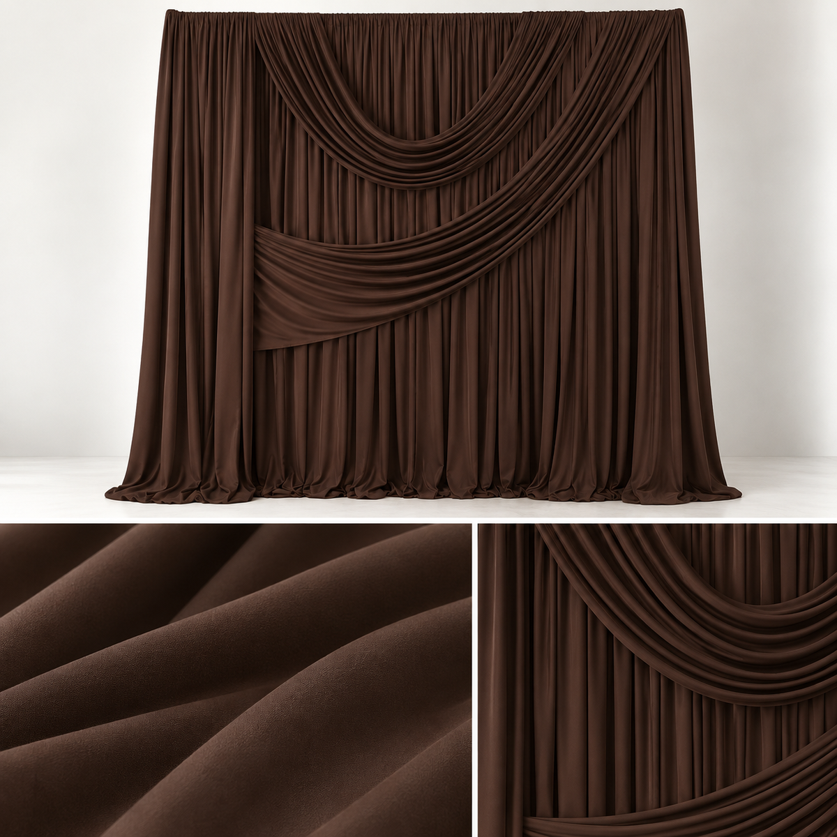 Espresso Drape Setup